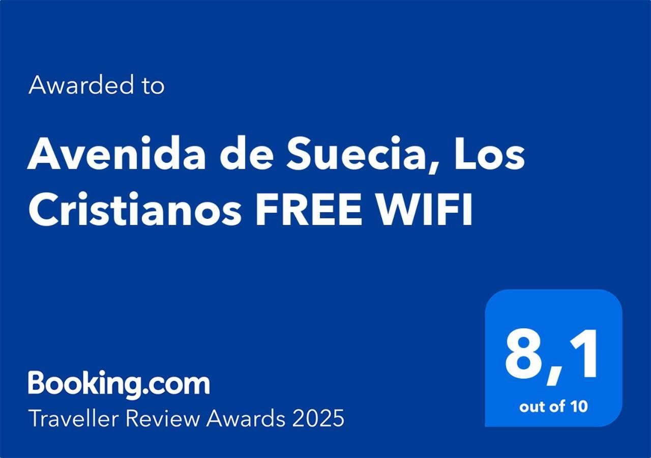 Avenida De Suecia, Los Cristianos Free Wifi 阿罗纳 外观 照片